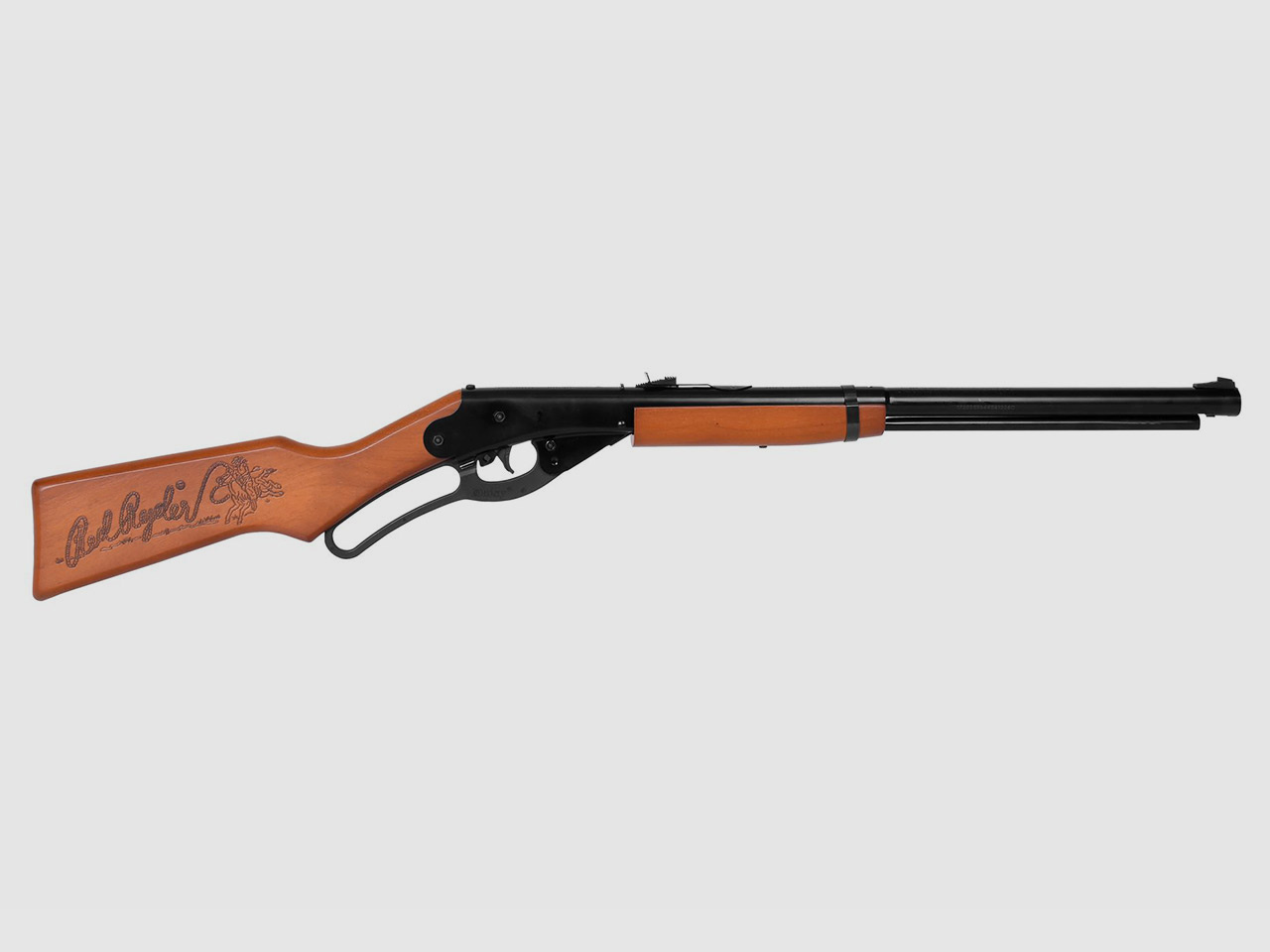 Luftgewehr Daisy Red Ryder Unterhebelspanner Holzschaft Kaliber 4,5 mm BB (P18)