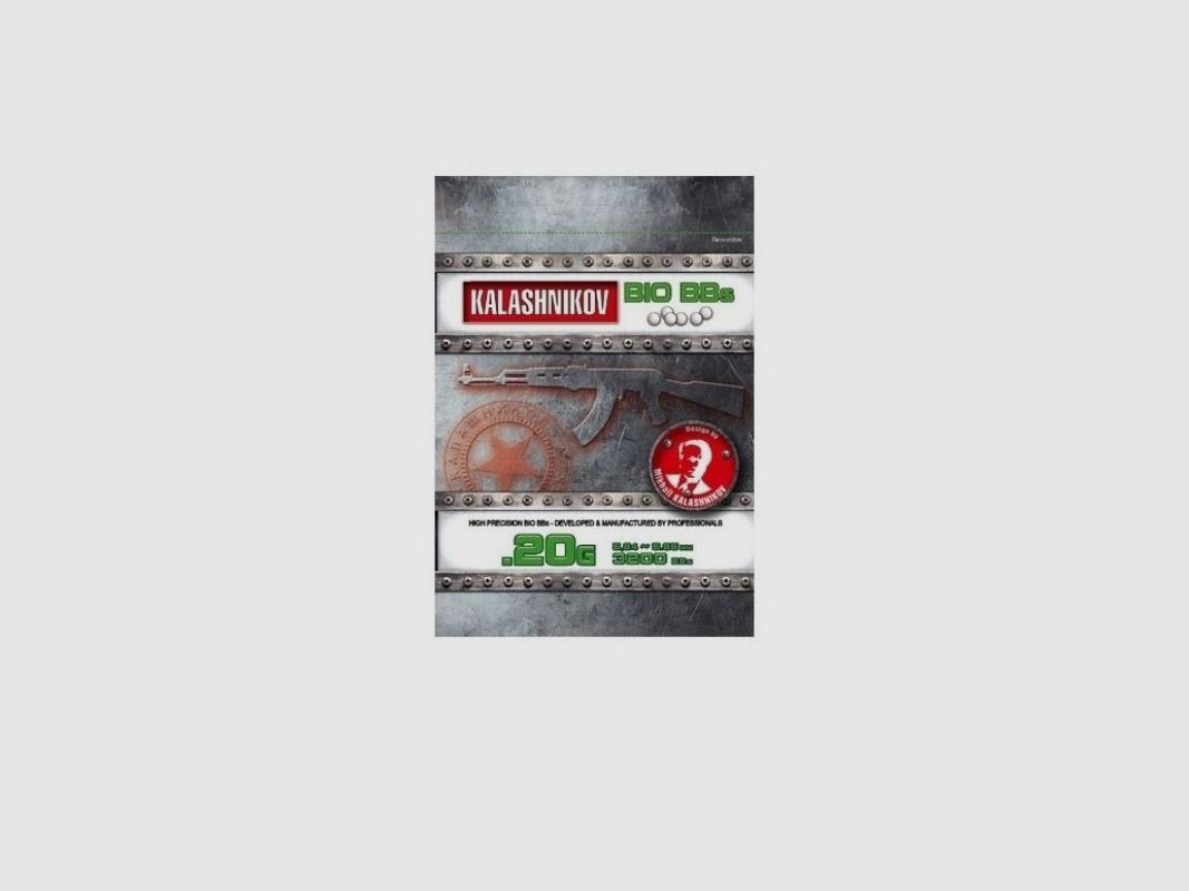 CYBERGUN BIODEGRADIERBARE SOFT AIR PELLETS 0,8 KG KAL. 0,20