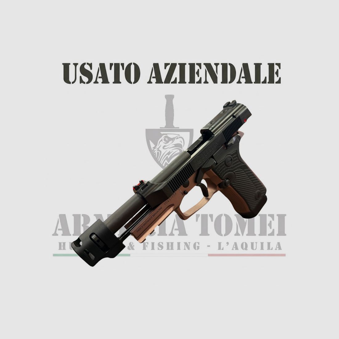 USATO – PISTOLA – BERETTA MOD. 80X CHEETAH TACTICAL SPECIAL EDITION cal. 9 CORTO, immagine 3 di 4