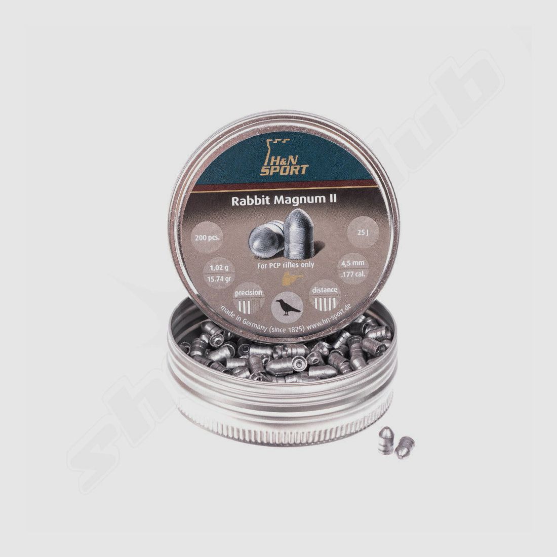H&N Rabbit Magnum 2 Diabolos 4,5mm / 1,02 g / 200 Stk, Bild 1 von 2