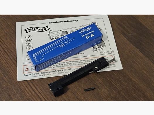 Sistema di cambio canna Walther CP 88 Competition da 6" a 4