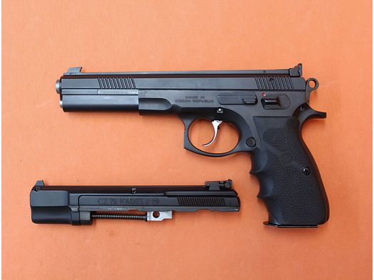 Waffen Oschatz + CZUB Ha.Pistole 9mmLuger CZ75 Sport II 6" SET incl. Kadet2 Wechselsystem .22lr (9mmPara/9x19 + .22.l.f.B)