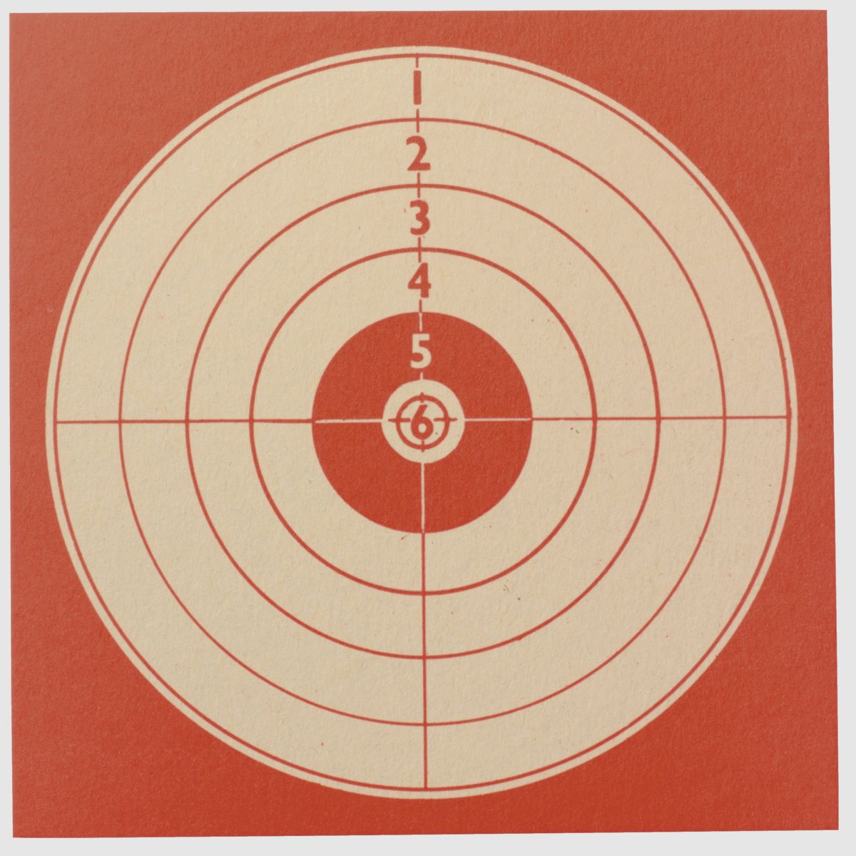 Red targets 14x14cm (x100)