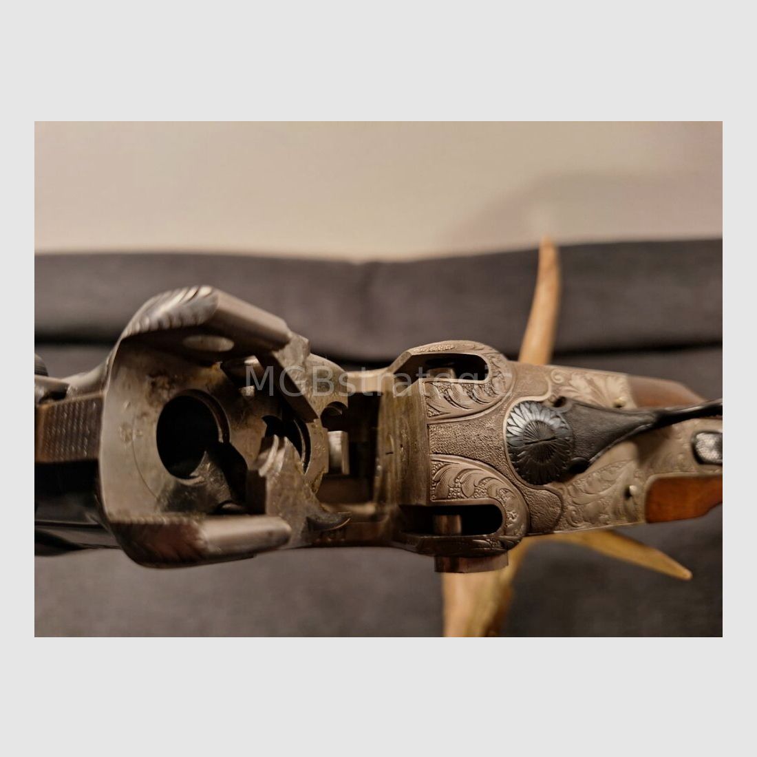 Fusil à deux canons Krieghoff Ulm avec système à verrouillage latéral - Lunette Zeiss