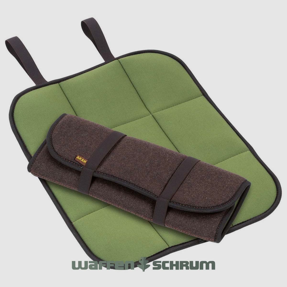 AKAH Faltbares Sitzkissen Loden mit Neopren