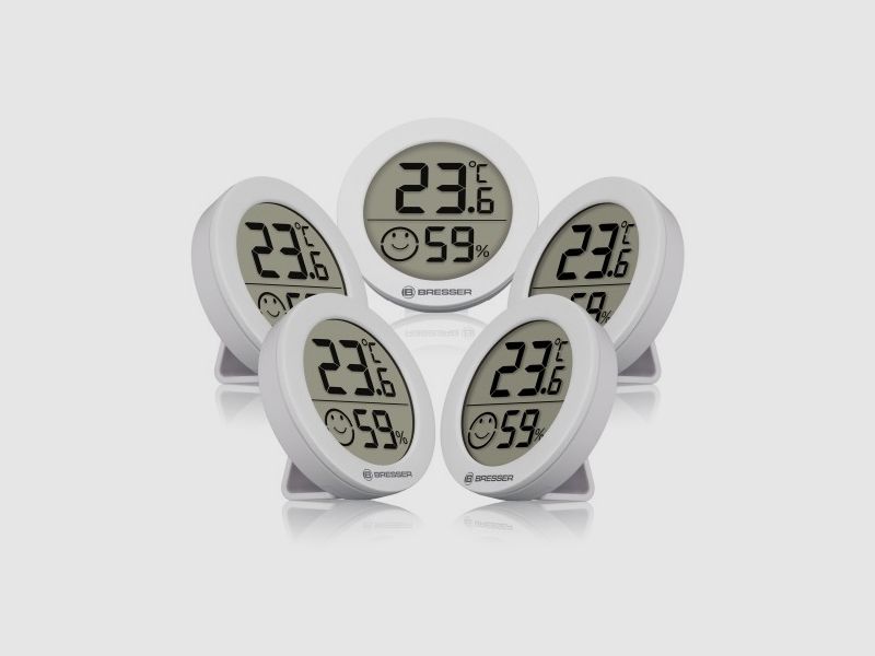 BRESSER Thermo-/Hygrometer Smile Set von 5, Bild 8 von 15