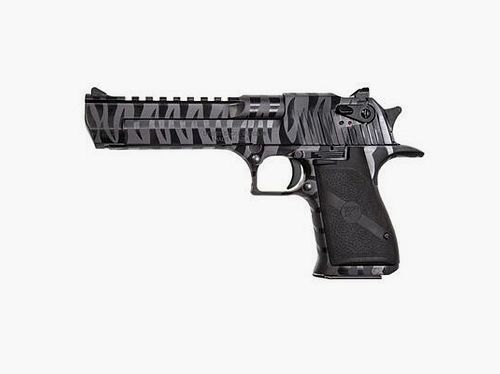 Magnum Research Desert Eagle 6" Black Tiger Stripe .50AE