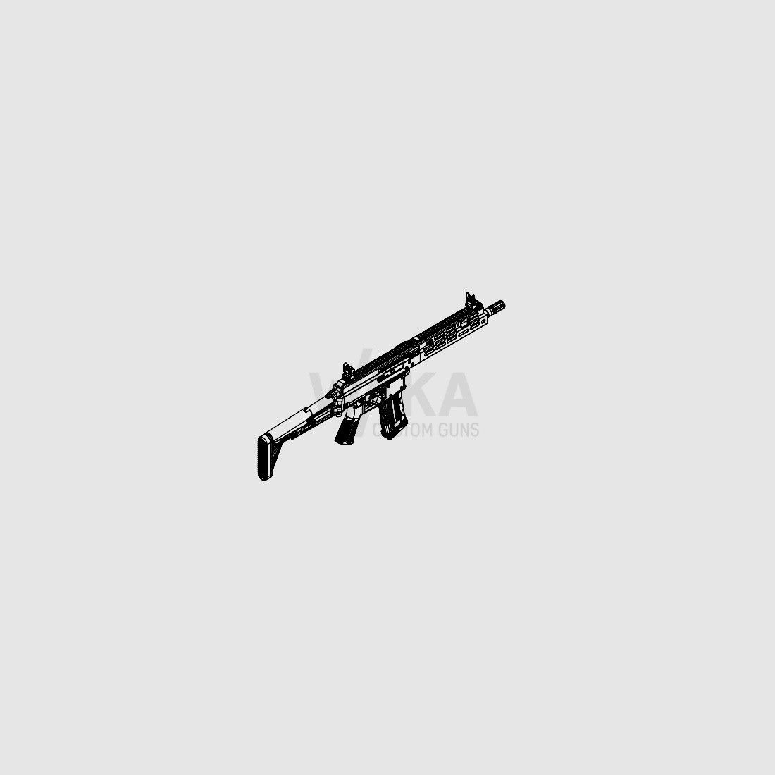 B&T APC223 Pro Sport mit 308mm Lauflänge
