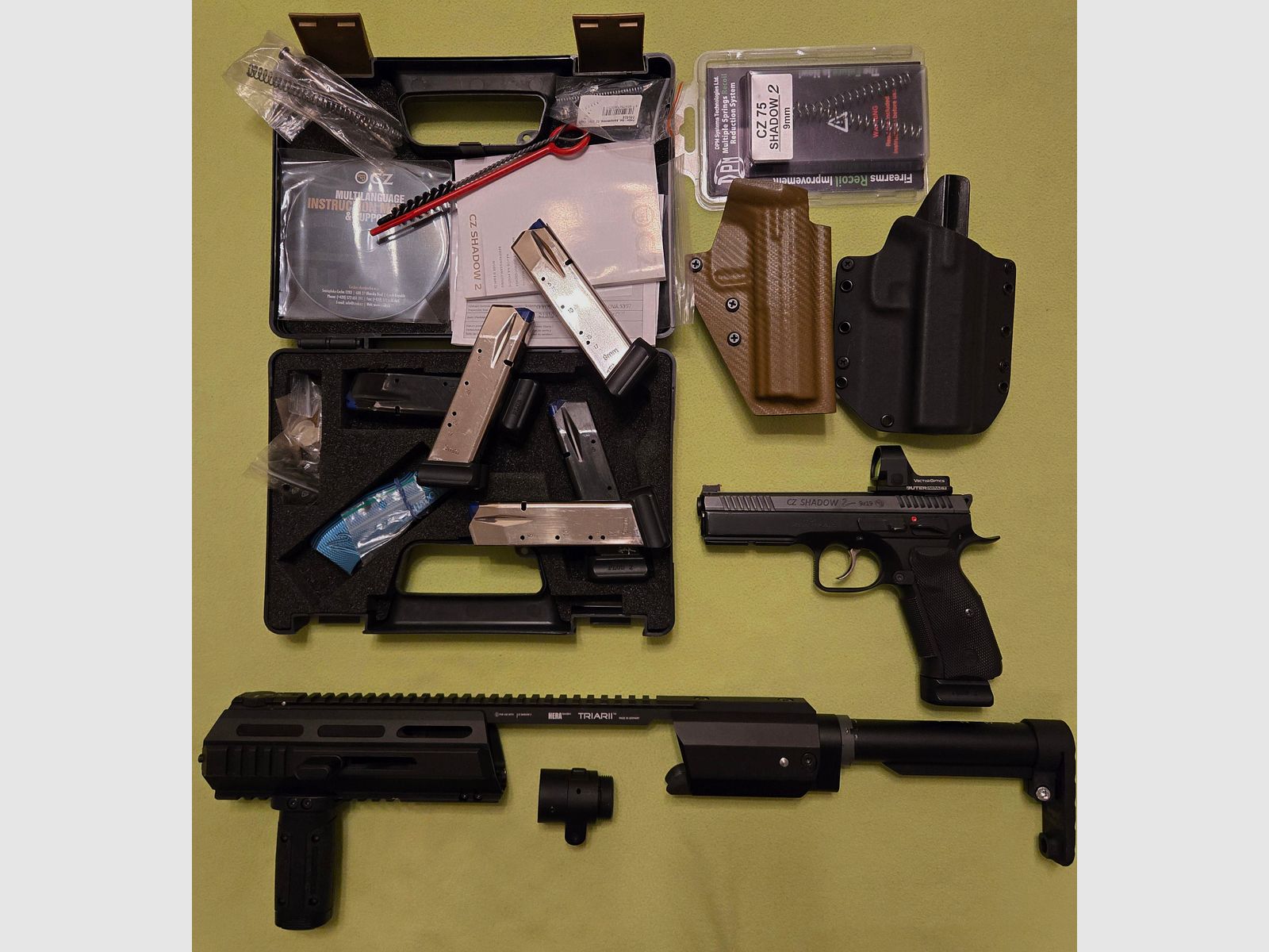 CZ Shadow 2 with Hera Arms Triari Carbine Kit