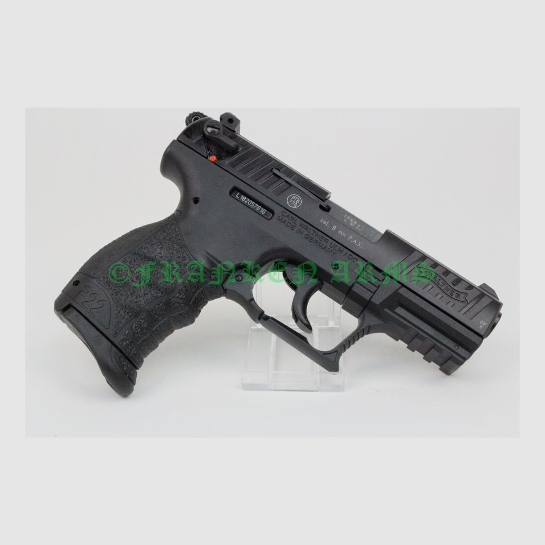 Walther P22Q brüniert
