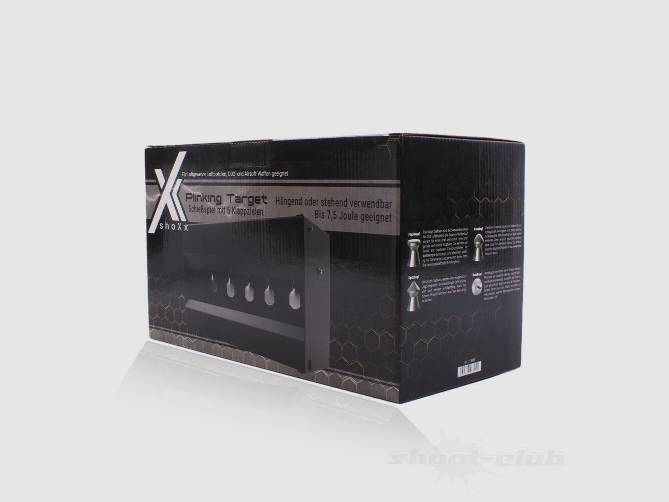 shoXx Plinking Target - Knock over - Luftdruckwaffen bis 7,5 Joule