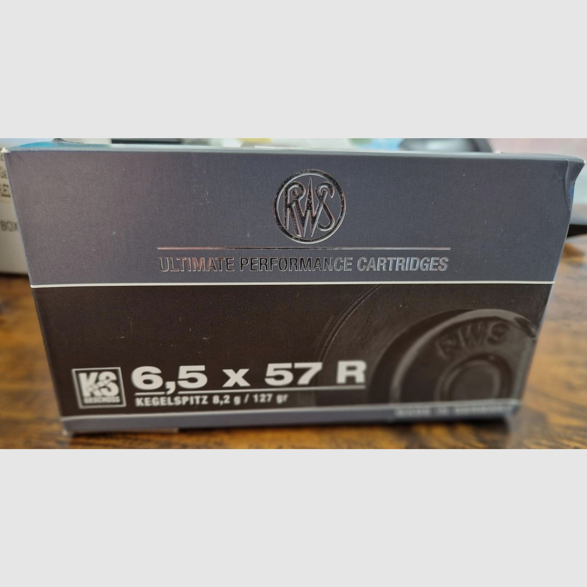 Patronen RWS 6,5x57R Kegelspitz neu und OVP