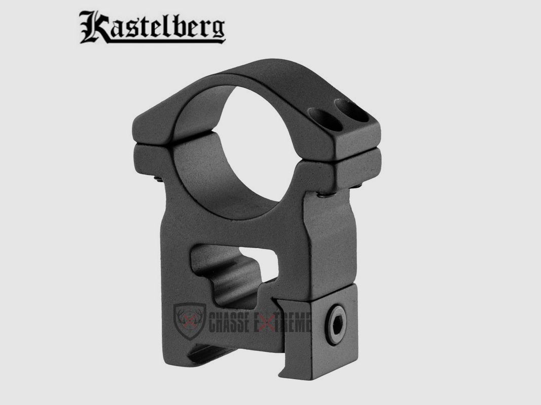 Hochmontageringe für 21 mm Prismenschiene Typ Picatinny Weaver KASTELBERG Durchmesser 25,4 mm Höhe 24,5 mm, Bild 2 von 2