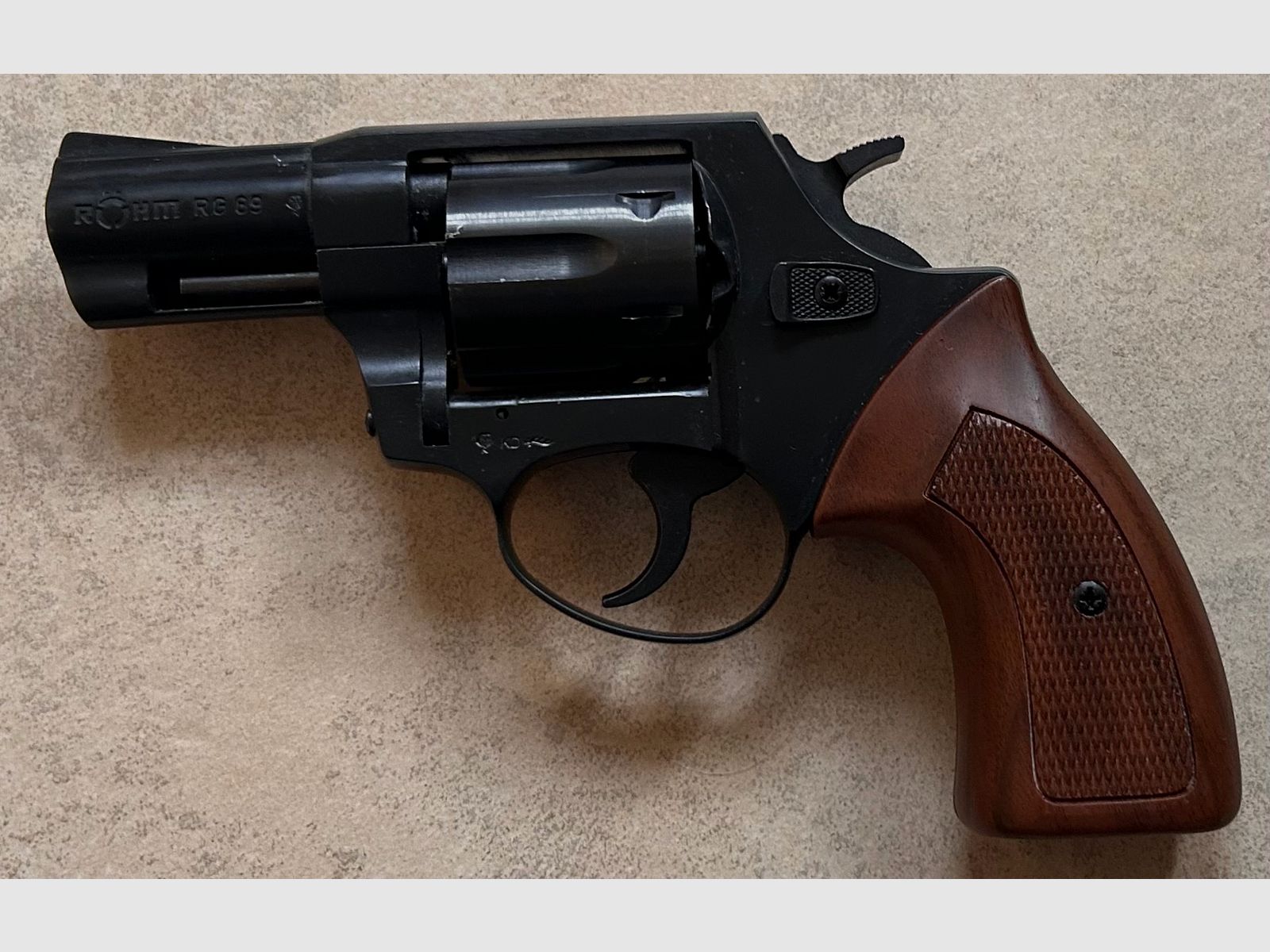 SRS collector's weapon: RÖHM RG 69 9mmR legendary PTB 458 No blemish! Steel drum/mechanism!