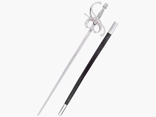 Renaissancowy rapier w komplecie z pochwa