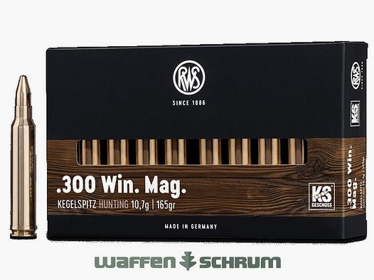 RWS Kegelspitz 10.7g - 165gr .300WinMag