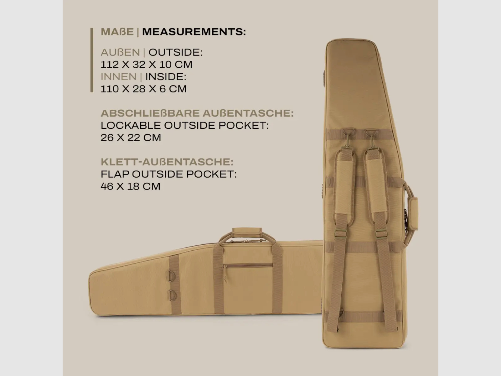 Winter wapen tas Dune 110 cm