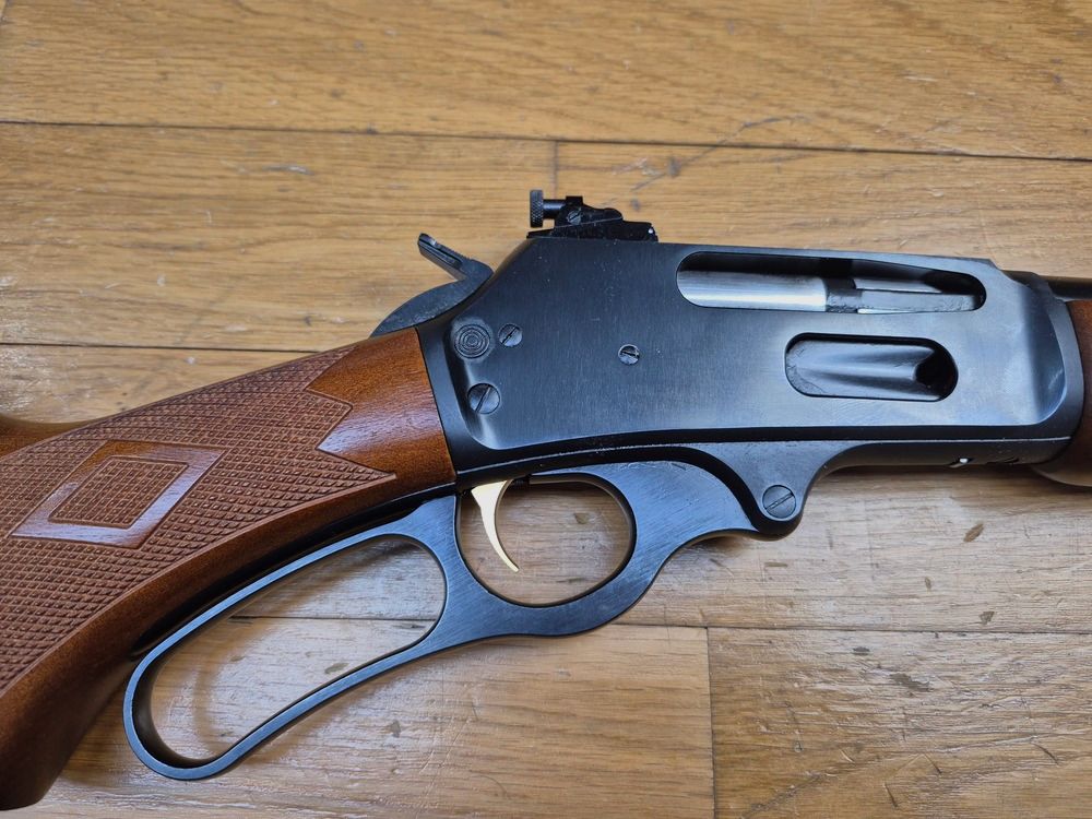 Sehr schöne Unterhebelrepetierbüchse Marlin 336 – Kal. 30-30 – Seltenes Stempel « JM » – Waffe von Marlin vor der Insolvenz – Eine echte Marlin von Marlin! – Hervorragende Verarbeitung – Traumhafte Anpassungen – Neuwertiger Zustand!, Bild 29 von 33