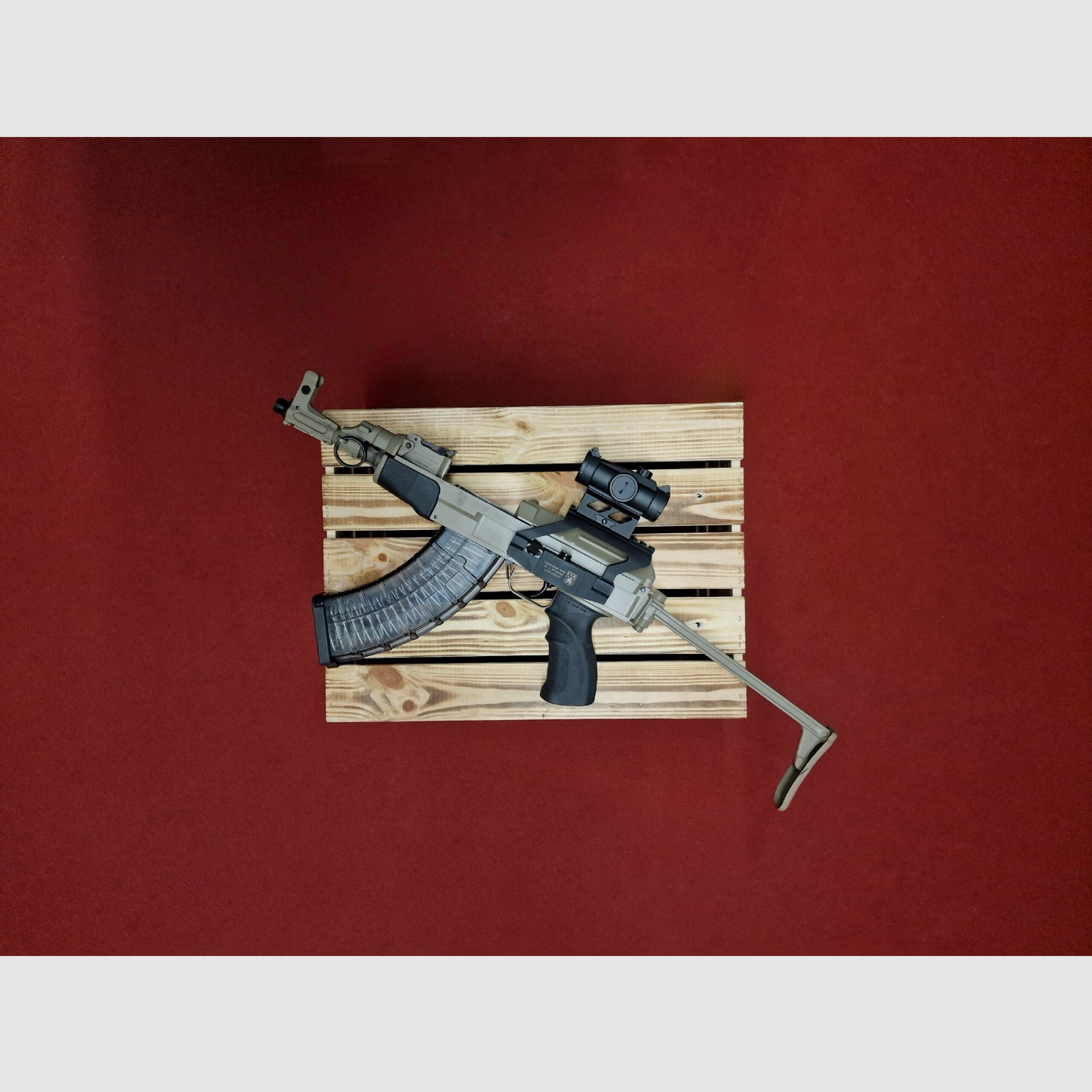 CSA – Halbautomat / VZ58 Sporter Compact / 7.62×39 / mit Klappschaft / TAN