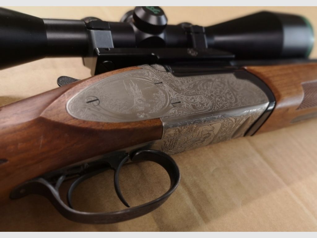 Bock rifle S2000 Luxury 7x65R and 12/70 side lock