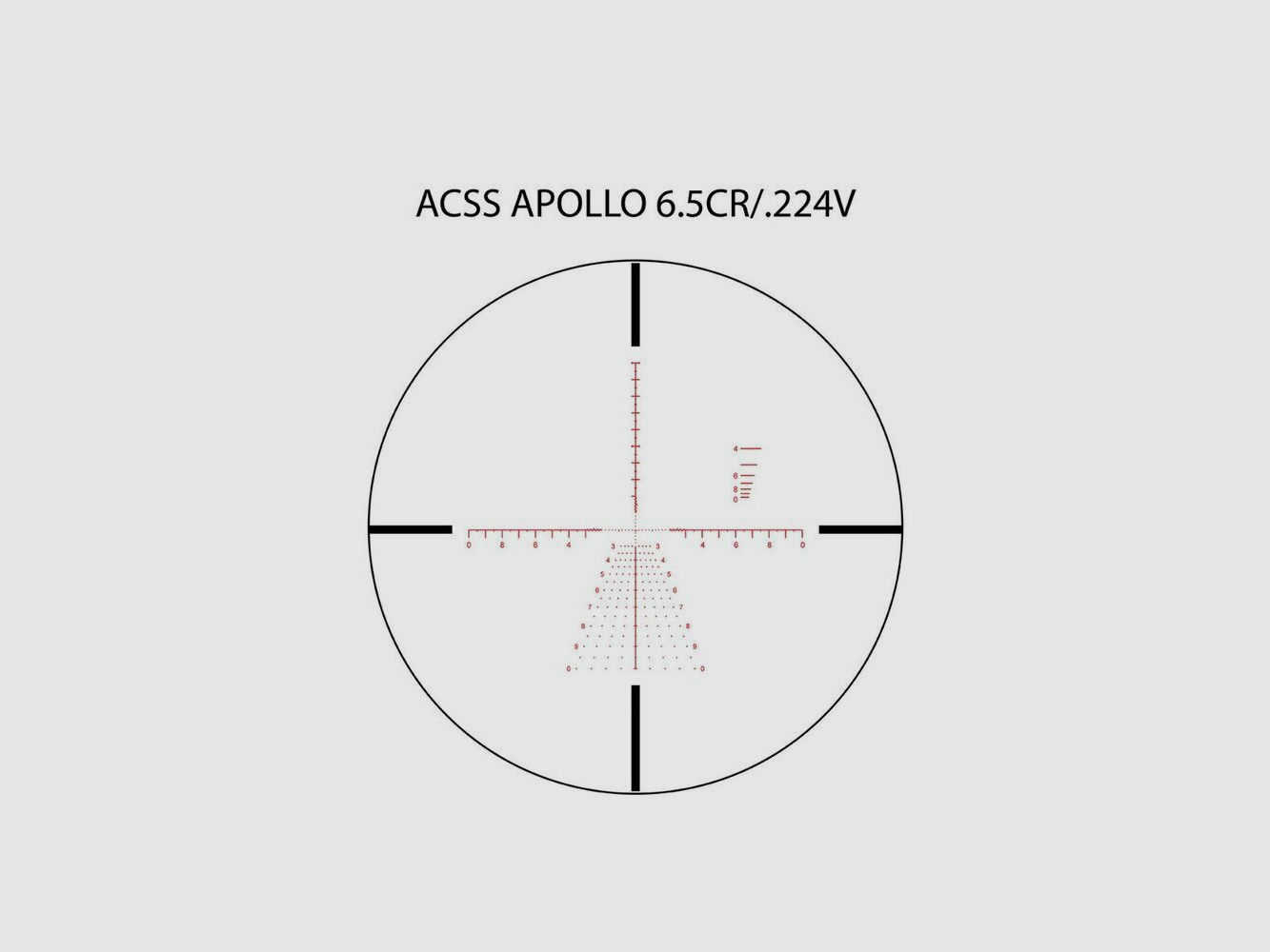 Primary Arms SLx 4-16x44 FFP Apollo 6.5CR/224V