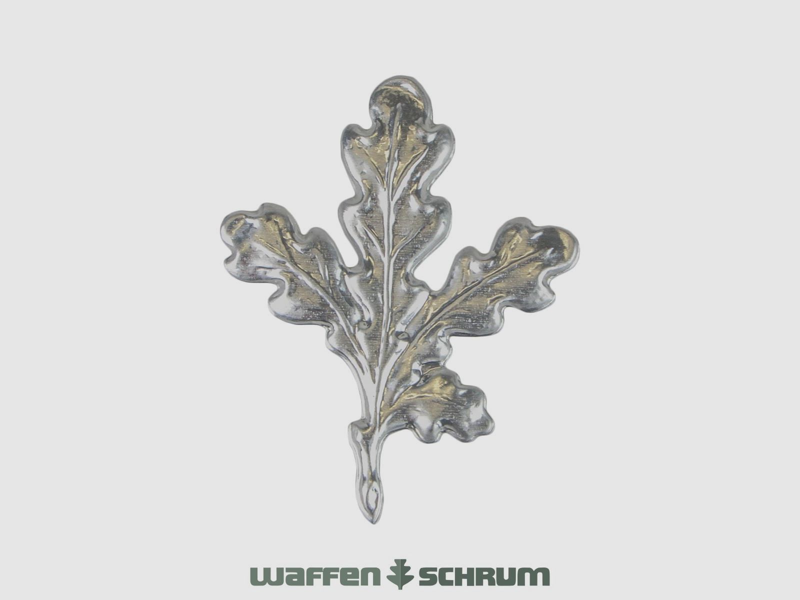 Eurohunt Eichenblatt Aluminium silberfarben