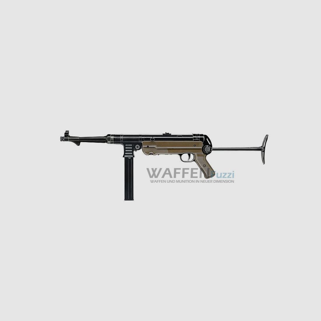 Legends MP Duitse Volledig Metaal CO2 Machinepistool Kaliber 4,5mm Staal BB