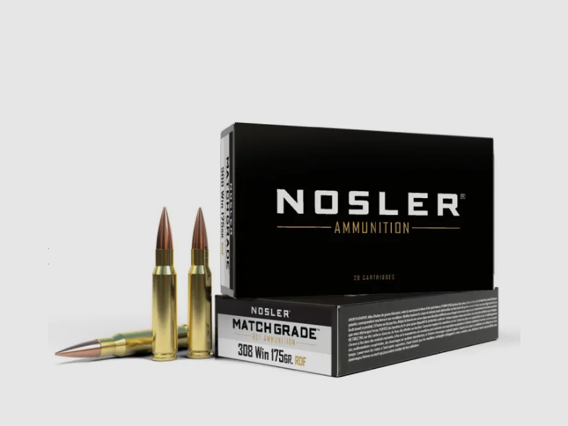 Munition 308 WIN NOSLER RDF 175gr .60132, Bild 2 von 2