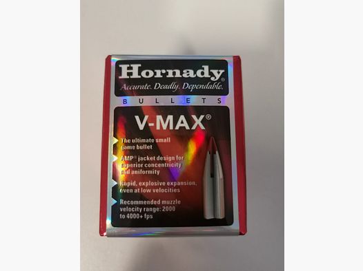 Hornady V-MAX Cal. 22 Geschosse 35gr