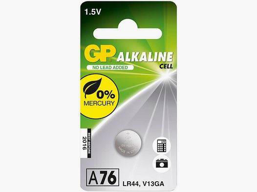GP BATERIA ALAKALICZNA LR44 A76 1.5V