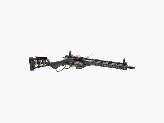 G&G LevAR 15" Gas Powered Lever Action Rifle in Zwart Airsoft vrij vanaf 18