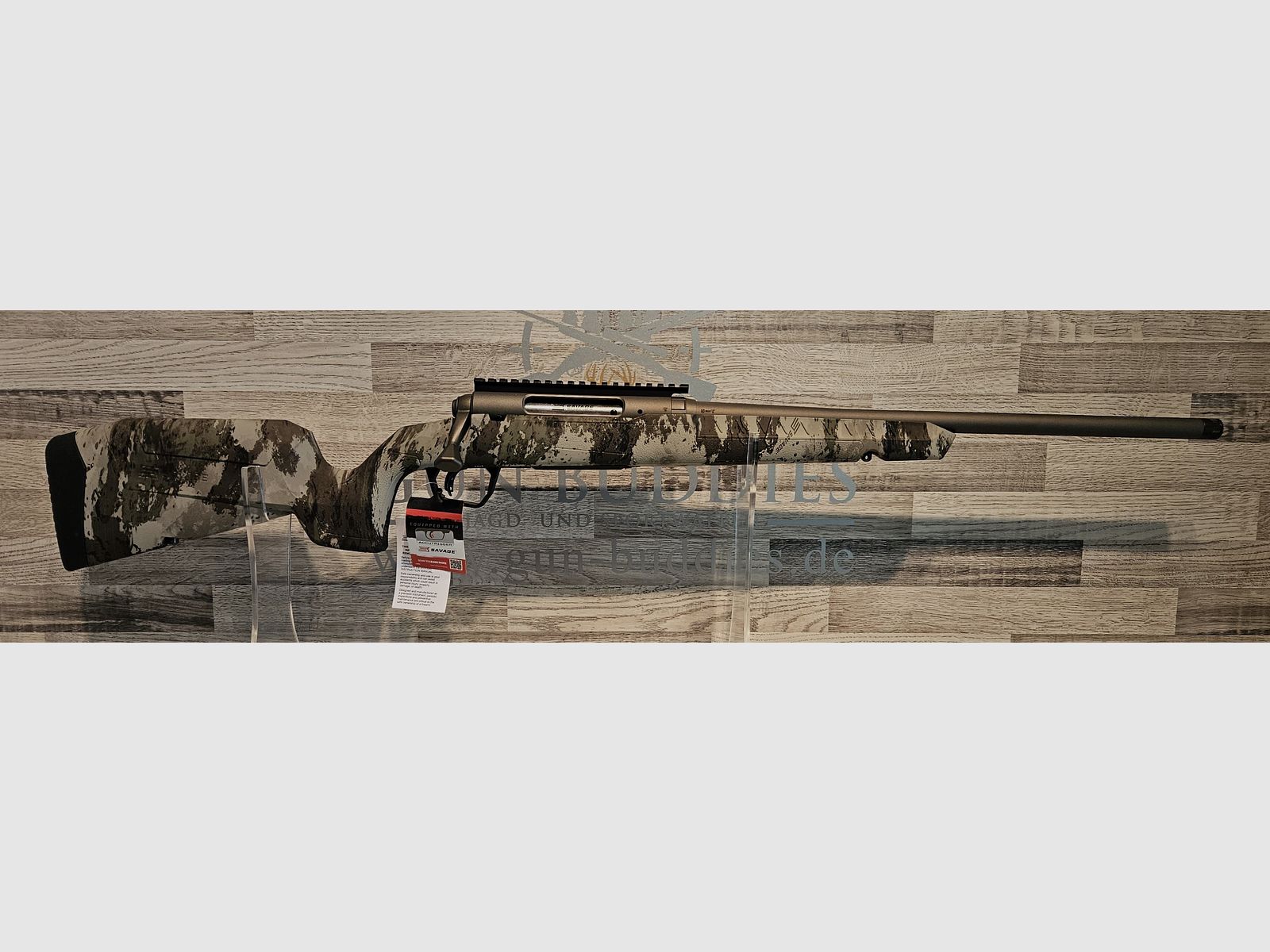 Savage AXIS 2 PRO Woodland .223Rem z gwintem na wylocie - Nowy towar z fachowego handlu