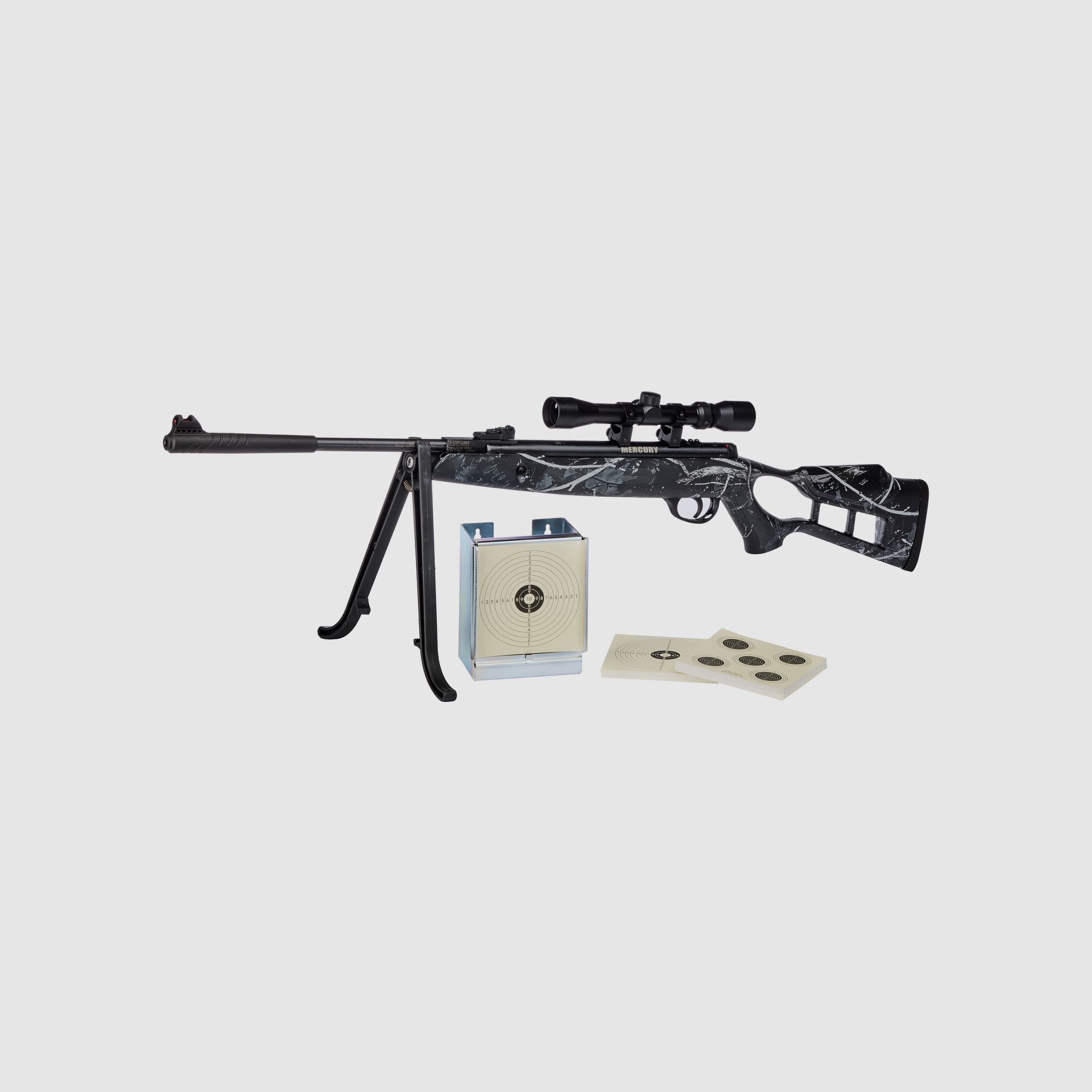 Fucile ad aria Mercury Luftgewehr Chili Camo Sonderset, cal. 4,50