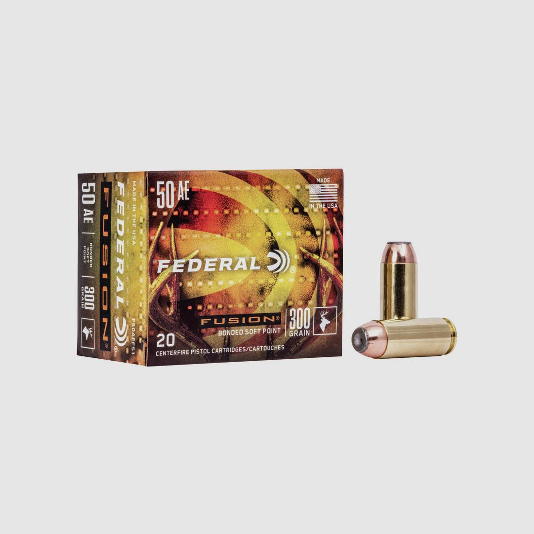 Federal Fusion .50 AE 300GR SP 20 Patronen