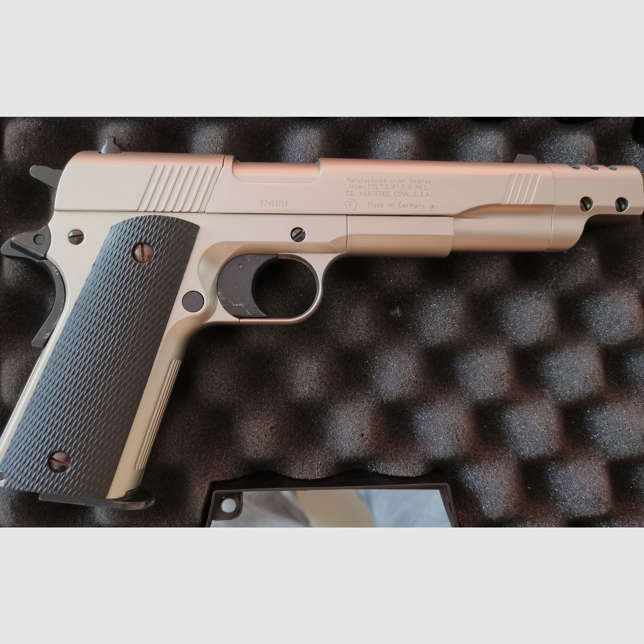 Colt Government 1911 A1 Nickel Co2 4,5mm bardzo rzadki