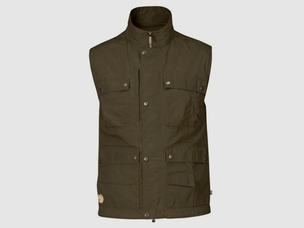 Fjällräven – Reporter Lite Vest Men – Dark olive