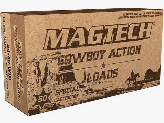 .44-40 Winchester Blei-Flachkopf 14,58g/225grs. Magtech