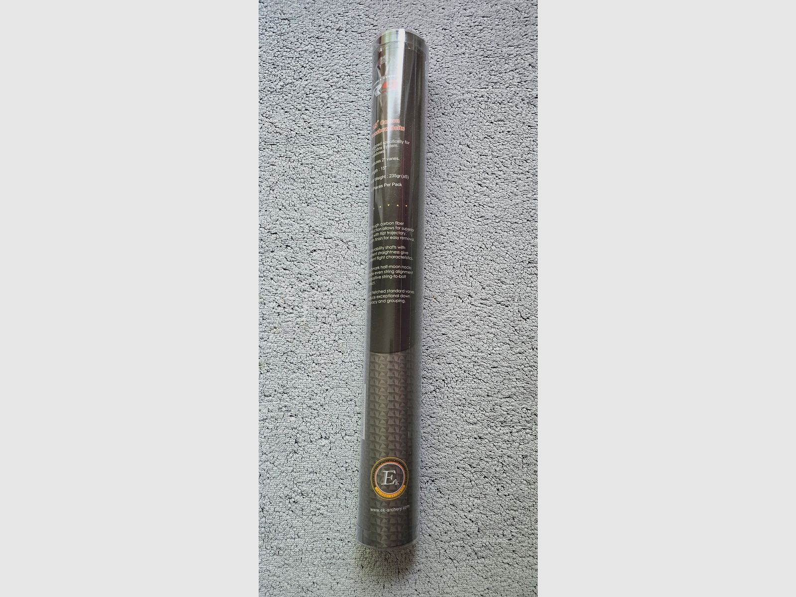10 pezzi di carbonio 15 pollici per EK Archery Cobra System R9 / RX Nuovo & OVP