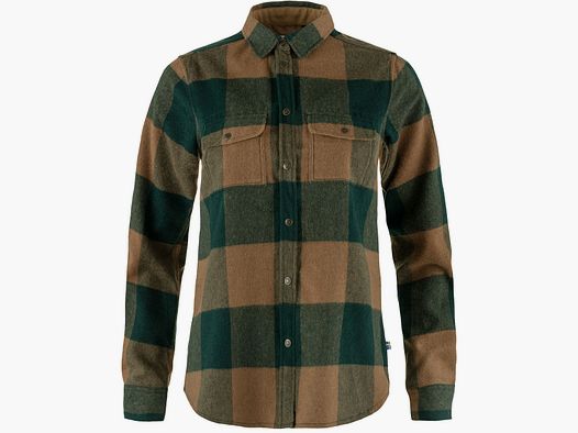 Fjällräven Bluse Canada Deep Forest-Dark Grey
