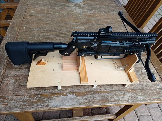 Buttstock, stock pad for the Mey Interceptor crossbow