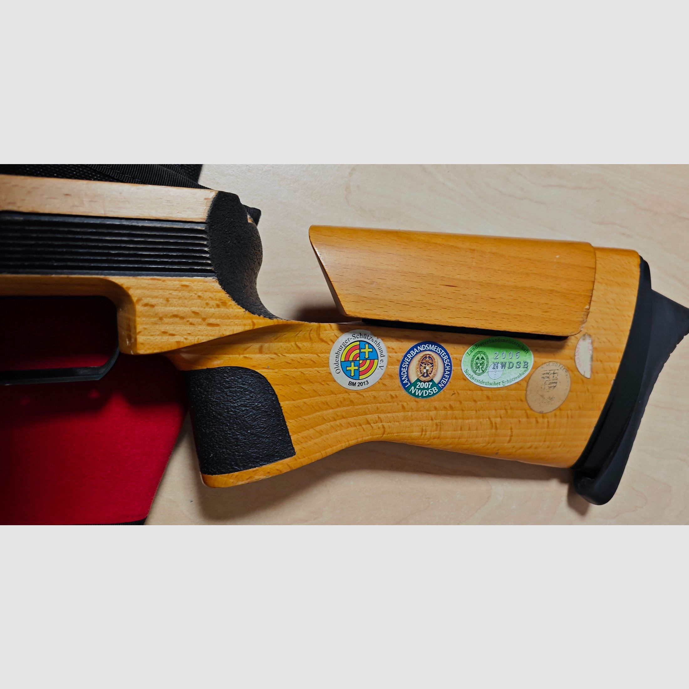 Used stock from an Anschütz 1907