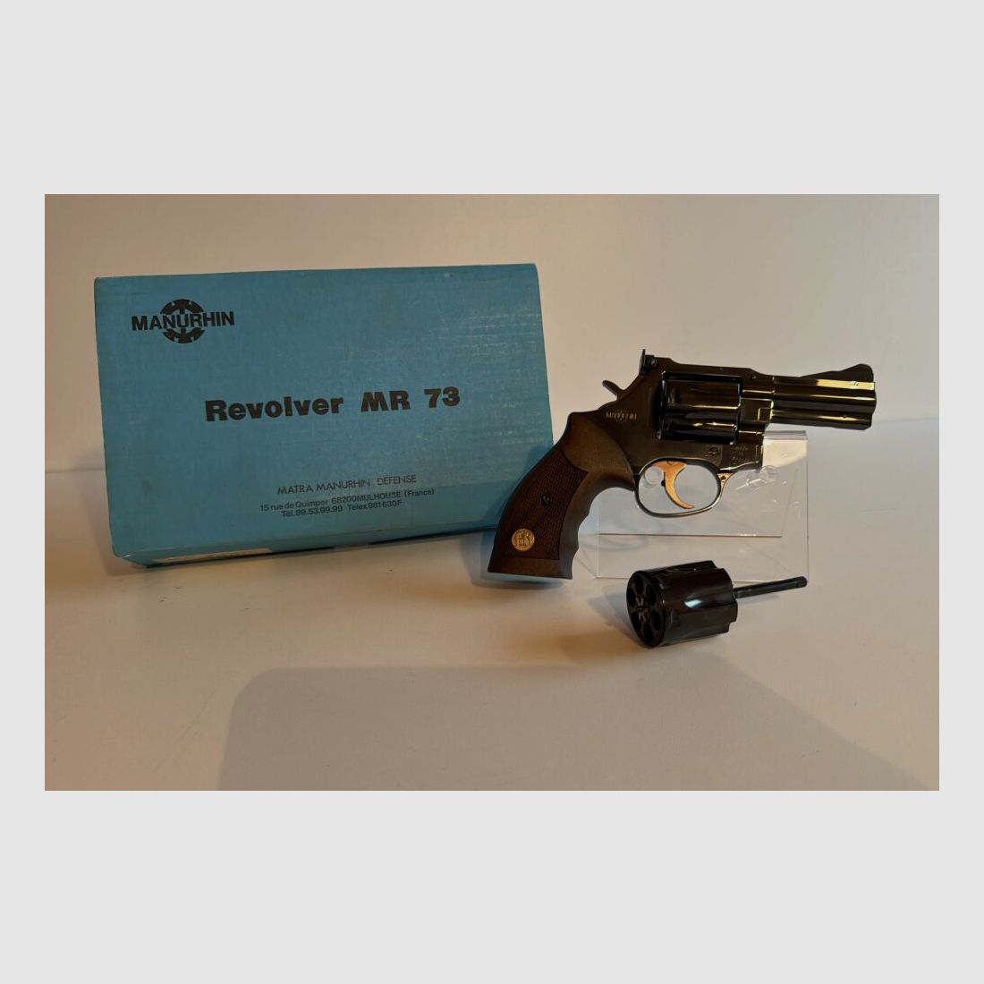 Manurhin MR73 .357 mag, INKL. WECHSELTROMMEL 9mm .38Special;.357Mag