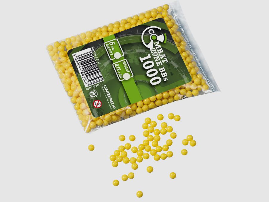 Umarex Combat Zone Softairkugeln 6mm 1000 Stk. 0,12g Airsoft Zubehör