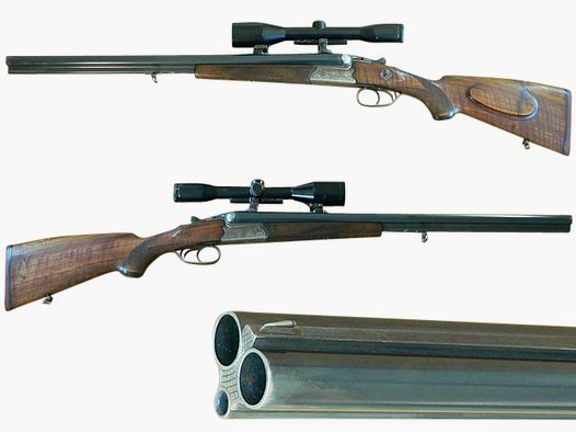 Wiertnica Sauer&Sohn, kal. 7x65R, 16/70, z wkładką (.22 Hornet) i lunetą