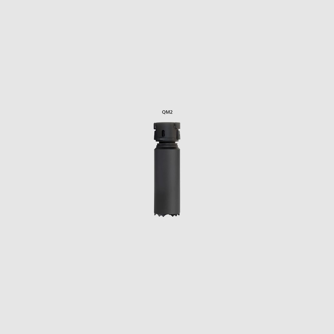 Ase Utra, AU1021-BC DUAL556-QM2 GEN2 soppressore senza freno di bocca, CERAKOTE NERO, immagine 1 di 3