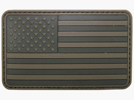Klettpatch USA in 3D