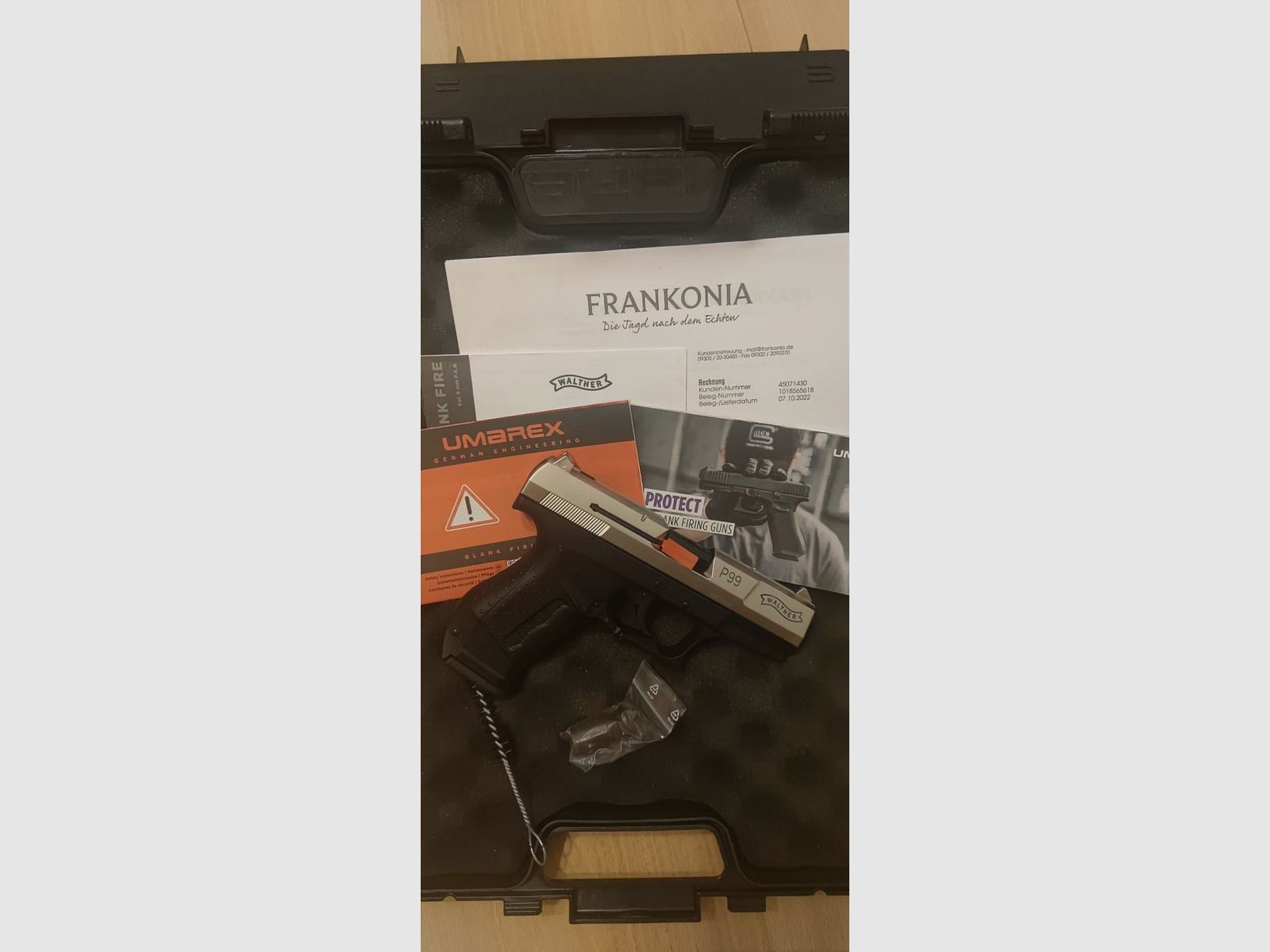 Walther P99 Nikkel 9mm PAK NIEUW