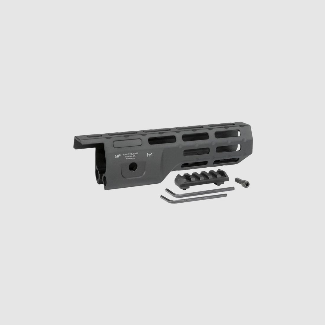 MIDWEST INDUSTRIES RUGER 10/22® 8″ TAKEDOWN HANGUARD M-LOK BLK, image 1 sur 2