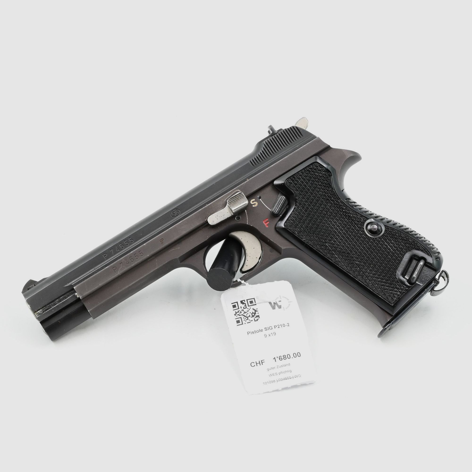 Pistola SIG P210-2, Usata, 9×19, immagine 1 di 2