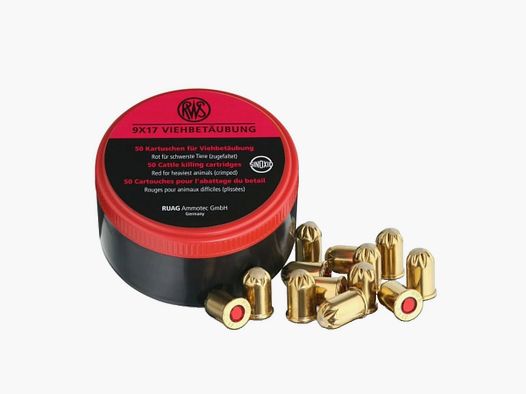 RWS 9X17mm ABATTAGE VERT 50/5000